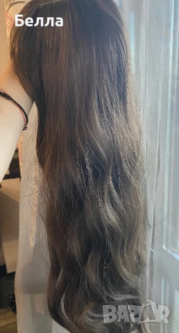 НОВА естествена перука! 100% високо качество, снимка 3 - Аксесоари за коса - 51056723