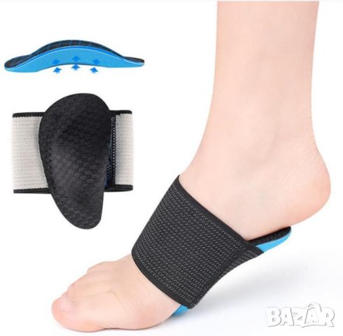 Подложки Дюстабан Стелки за Плоскостъпие Плоско Стъпало Паднал Свод Плантарен Фасциит Спаднал Свод, снимка 4 - Ортопедични стелки - 41329410