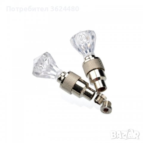 Капачки за вентили с разноцветни светлини ДМ, снимка 3 - Аксесоари и консумативи - 39487509