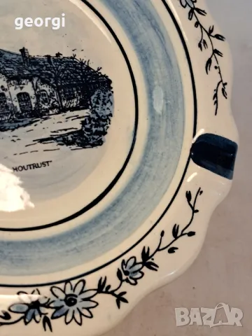 холандски порцеланов пепелник Delft , снимка 4 - Антикварни и старинни предмети - 49289755