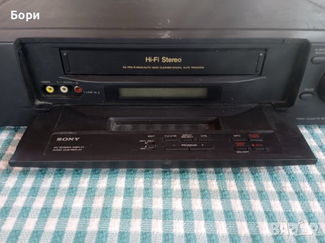 SONY HI-FI Stereo SLV-E80VP записващо видео, снимка 6 - Плейъри, домашно кино, прожектори - 41829186