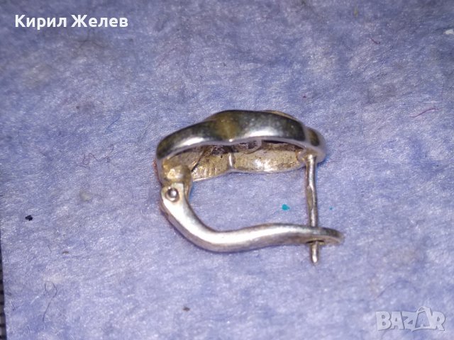 СТИЛНА ВЕНТИДЖ АРТ ОБЕЦА СРЕБРО 925 АНГЛИЯ МАЙСТОРСКА СТАРА БИЖУТЕРСКА ИЗРАБОТКА 38218, снимка 8 - Обеци - 40938765