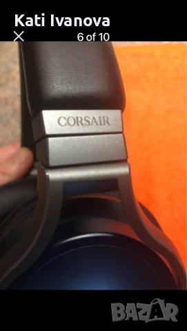 Геймърски слушалки corsair gaming virtuoso rgb wireless xt high-fidelity gaming headset slate, снимка 7 - Слушалки за компютър - 44228948
