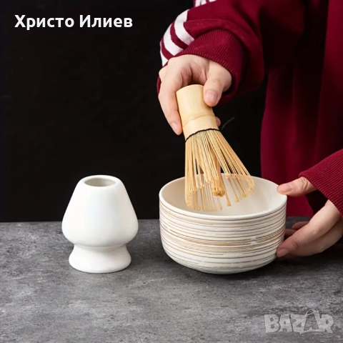 Сет за японски чай матча Matcha 6 броя комплект, снимка 7 - Други стоки за дома - 51444716