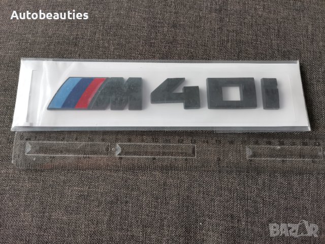 черни БМВ М40и BMW M40i емблеми лога, снимка 1