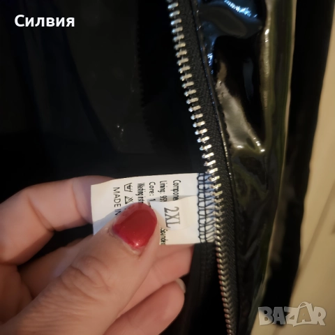Чисто нов лъскав лачен латексов костюм / гащеризон PVC, размер 2XL XXL, снимка 7 - Гащеризони - 52413868