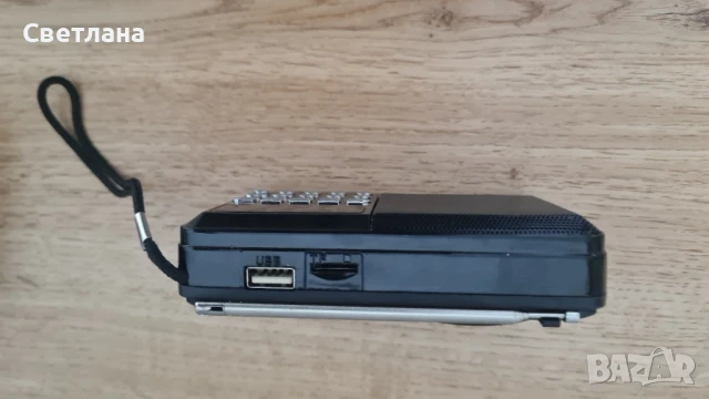 Джобно радио с фенерче и карта памет, снимка 9 - Радиокасетофони, транзистори - 51407826