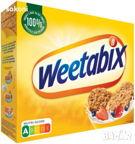 Weetabix / Уитабикс Пълнозърнеста Пшенична Закуска 24 броя
