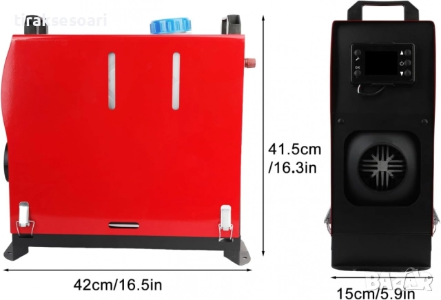 Преносима суха дизелова печка 8kW 12V 24V – отопление за каравана, кемпер, бус и къмпинг, снимка 2 - Аксесоари и консумативи - 51701632