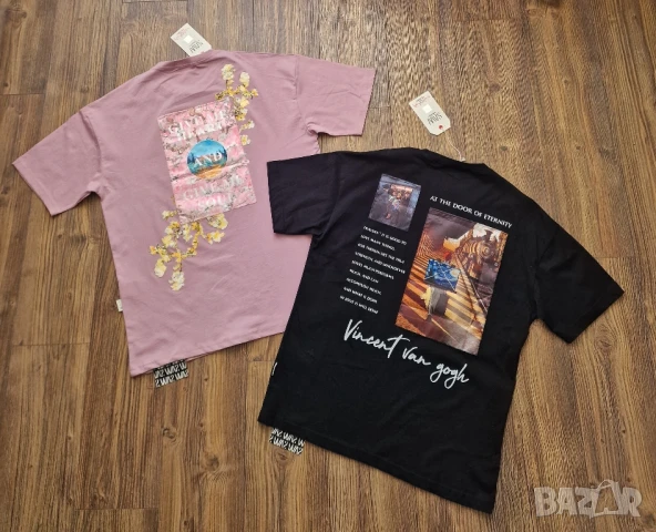Страхотна мъжка тениска VINCENT VAN GOGH размер S M L XL 2XL