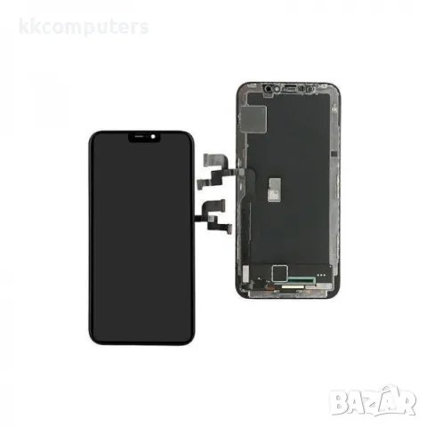 KBS INCELL Съвместим LCD Дисплей за iPhone X 5.8' + Тъч скрийн / Черен / Баркод : 483796