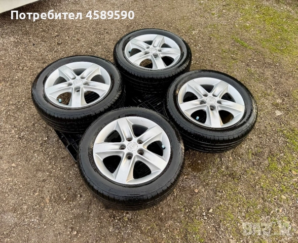 4бр.Алуминиеви джанти 16цoлa 5x114.3 + ЛЕТНИ ГУМИ за Kia,Hyundai,Mazda,Mitsubishi, снимка 2 - Гуми и джанти - 53687399