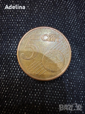 5 центова гръцка монета от 2002, снимка 2 - Други - 53261545