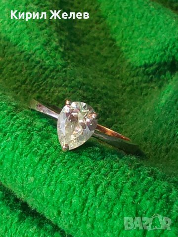 ЕЛЕГАНТЕН СКЪПОЦЕНЕН ФЕШЪН АРТ ПРЪСТЕН СРЕБРО 925 с ЮВЕЛИРНО ФАСЕТИРАН ЦИРКОН 34606, снимка 2 - Пръстени - 39471365