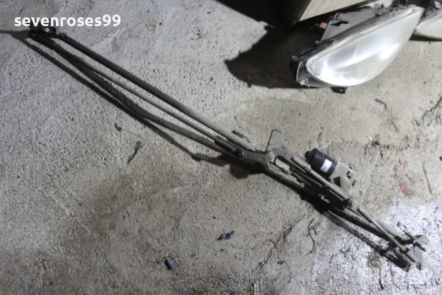 Мотор предни чистачки механизъм Пежо 307 св комби 2002 1.6i Peugeot 307SW