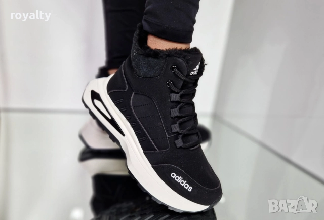 Adidas Черни Зимни Дамски Боти , снимка 3 - Дамски боти - 52117112