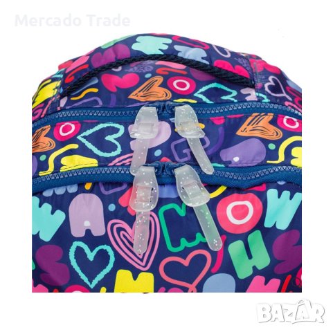 Ученическа раница Mercado Trade, За момичета, Цветна, снимка 3 - Раници - 41802849