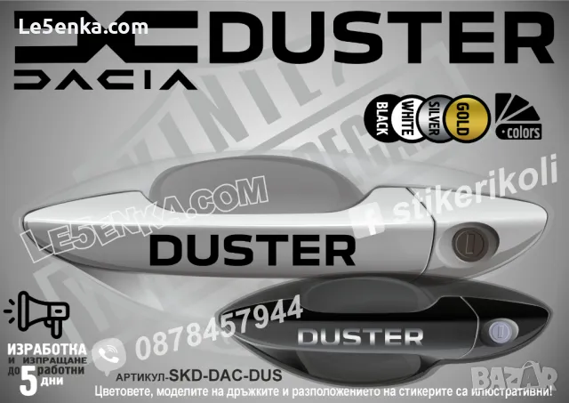 RENAULT стикери за дръжки SKD-RE-01, снимка 16 - Аксесоари и консумативи - 35641177