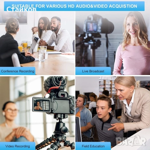 HD Video Capture Card устройство за преобразуване на HDMI видео и аудио сигнал към USB, снимка 4 - Друга електроника - 52799244