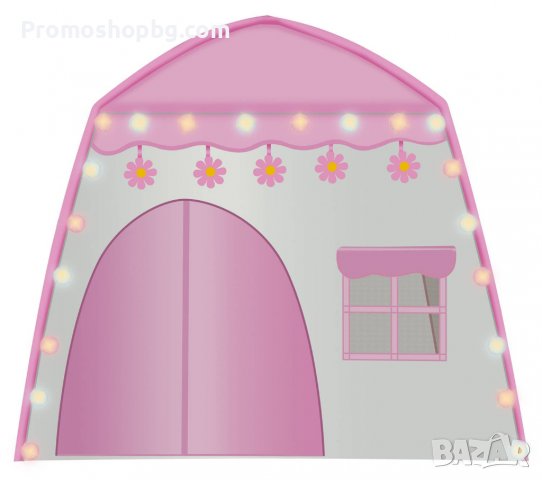 Детска палатка за игра/къщичка + LED Лампи + чанта за съхранение, снимка 3 - Други - 40121346