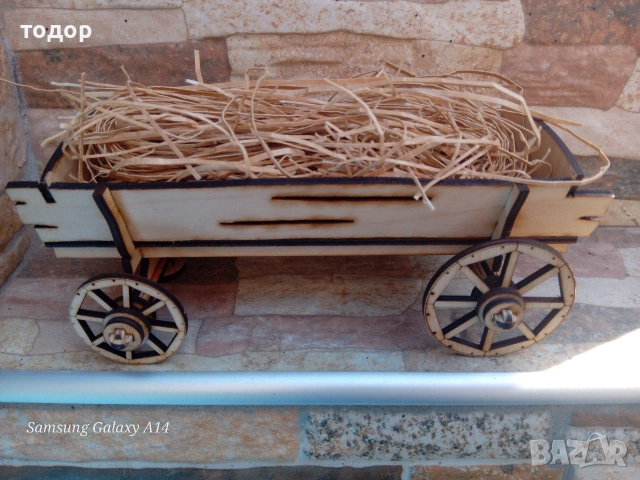 декоративна каручка , снимка 2 - Декорация за дома - 53724682