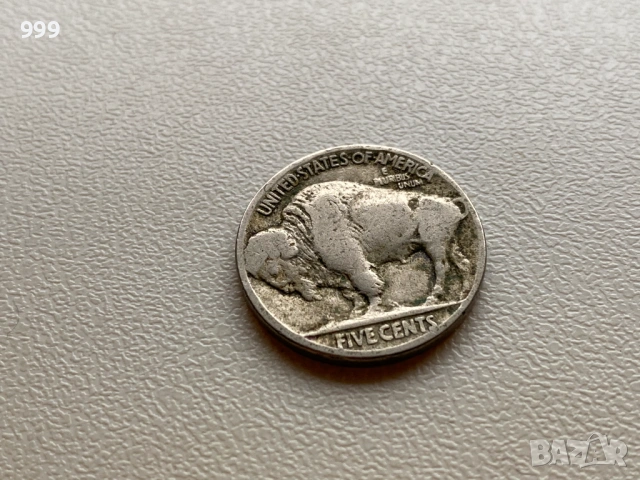 5 цента 1923, 1926, 1936 САЩ - Бъфало, Бизон, Индианска глава, снимка 3 - Нумизматика и бонистика - 53208648