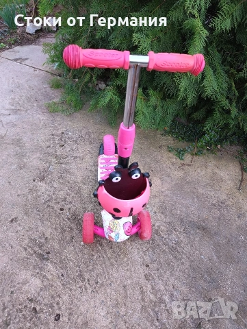 детска тротинетка розова, снимка 4 - Детски велосипеди, триколки и коли - 53850388