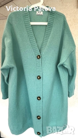 Acne Studios луксозен oversize вълнен кардиган – 100% wool, снимка 11 - Жилетки - 53764956