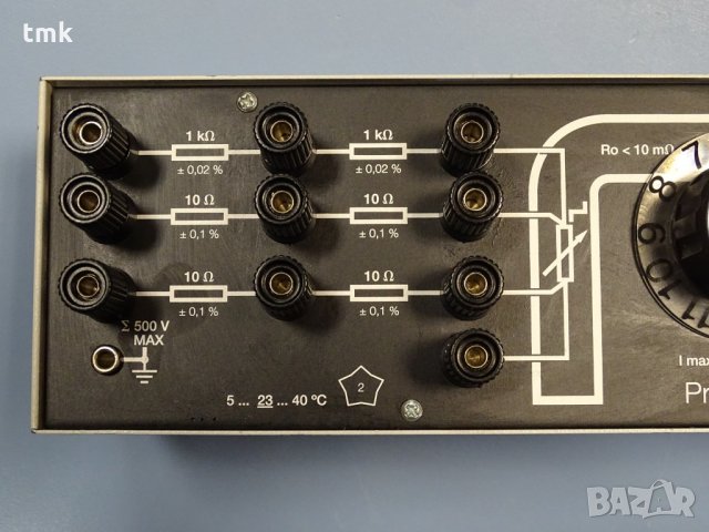 Bursher Präzisions-Widerstands-Dekade typ 1405, снимка 3 - Други машини и части - 34100147