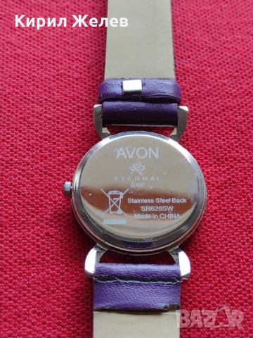 Стилен дамски часовник AVON QUARTZ много красив с кристали Сваровски - 7865, снимка 6 - Дамски - 36111068
