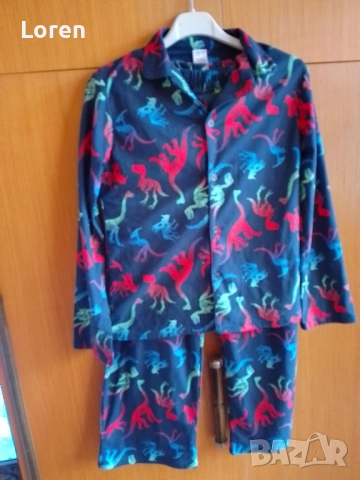 Нова!Детска пижама с динозаври, снимка 2 - Детски пижами - 52493922