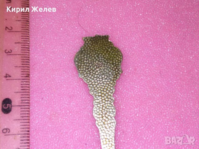 THERMAL BAD FUSSING СТАРА ЕМАЙЛИРАНА КОЛЕКЦИОНЕРСКА ДЕСЕРТНА СРЕБЪРНА ВИЛИЧКА СРЕБРО KARO 800 42983, снимка 8 - Колекции - 44376167