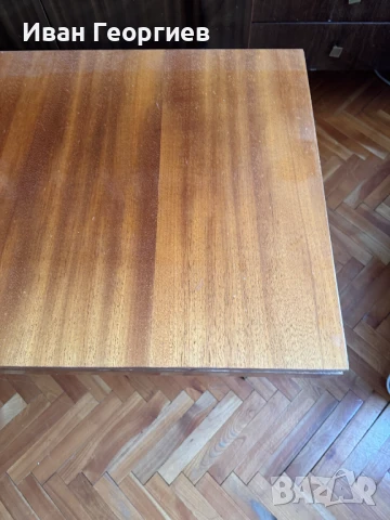 Кафява холна маса разтегателна В/Щ/Д- 54/55/110(157,5), снимка 7 - Маси - 50661392