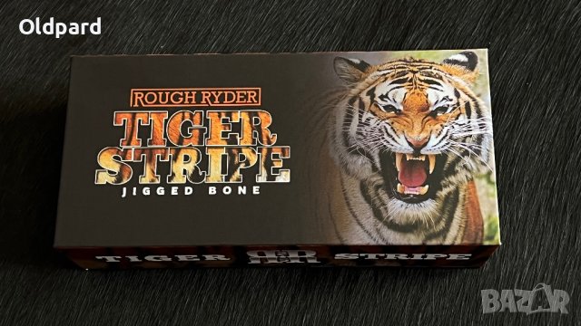 Сгъваем колекционерски ловен нож (Tiger Stripe)., снимка 6 - Ножове - 41224441