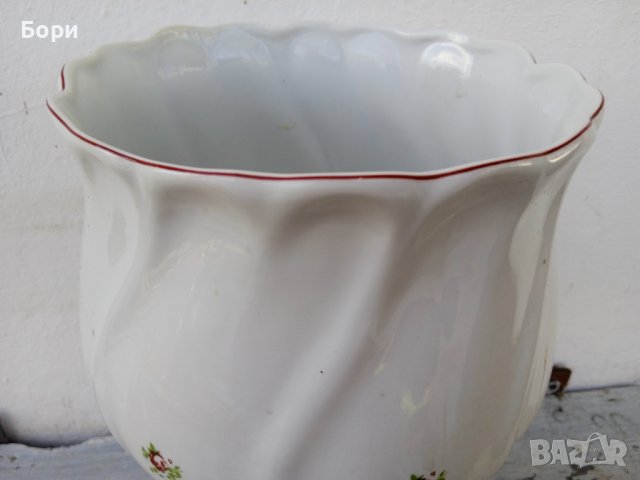 Стара порцеланова ваза, снимка 2 - Вази - 39976250