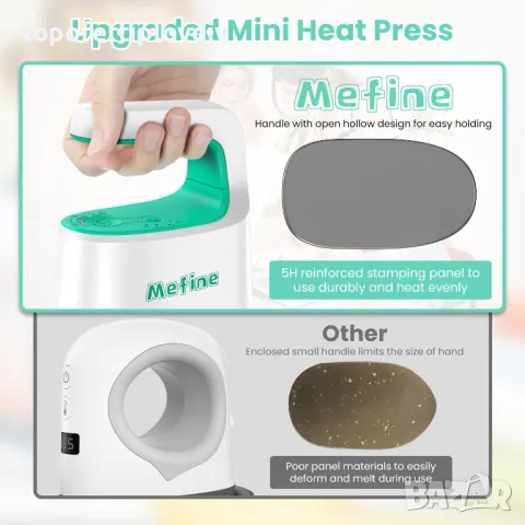 Преса за сублимация Mefine Heat Press, снимка 5 - Ютии - 45681904