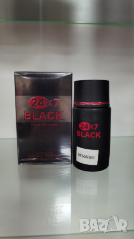 24x7 Black Pour Homme Eau de Toilette 100ml. , снимка 1 - Мъжки парфюми - 44750890
