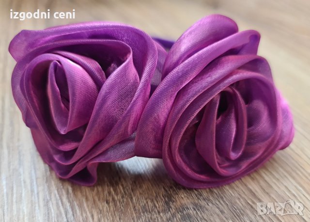 Красива диадема с ерозии в лилав цвят, снимка 2 - Аксесоари за коса - 35758661