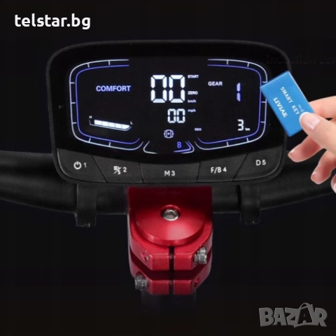 Електрическа тротинетка TELSTAR 11+ S-5 Pro 67.2V 38Ah с два двигателя 2x3000W 92 км/ч, снимка 9 - Мотоциклети и мототехника - 52429523