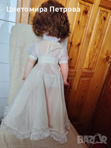 УНИКАЛНА Гигантска Ретро Кукла ( 66) см, снимка 5 - Кукли - 53339010