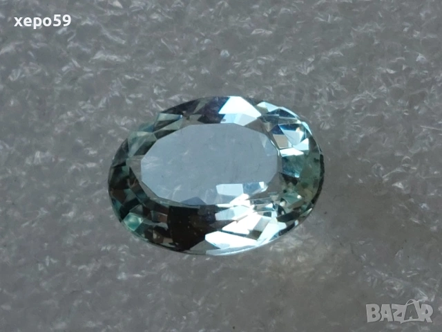 Два натурални камъка аквамарин,големият е 6 карата,малкият 4,50 карата, снимка 14 - Пръстени - 53129536