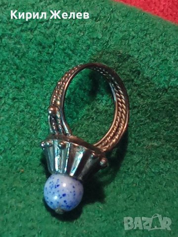 ВЪЗРОЖДЕНСКИ СРЕБЪРЕН СКЪПОЦЕНЕН ОСМАНСКИ ПРЪСТЕН - САЧАН РЪЧНА СТАРИННА МАЙСТОРСКА ИЗРАБОТКА 61021, снимка 4 - Антикварни и старинни предмети - 36378282