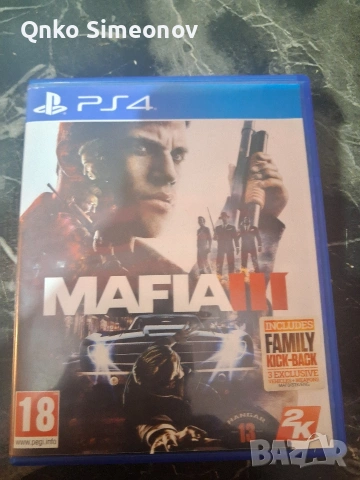 продавам MAFIA III за PS4