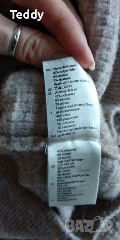 Топъл вълнен пуловер, размер M, снимка 4 - Блузи с дълъг ръкав и пуловери - 53341345