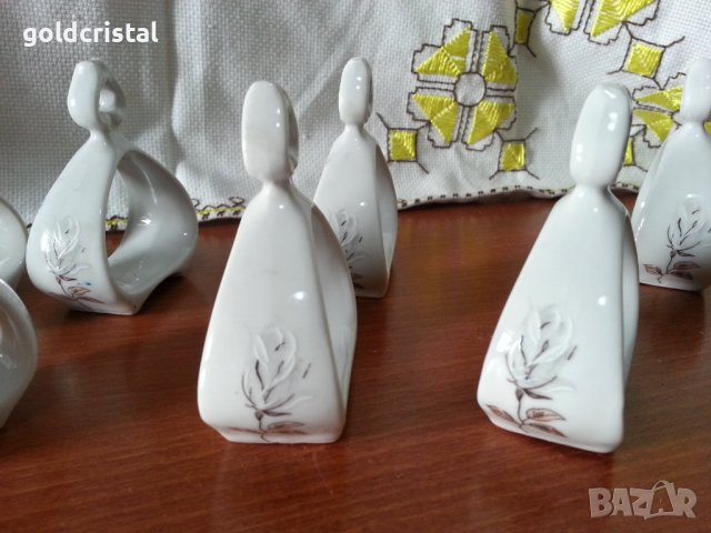 Стар български порцелан салфетници , снимка 7 - Антикварни и старинни предмети - 42170488