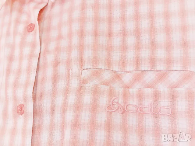 🧭 ODLO / хибридна трекинг туристическа риза, снимка 17 - Ризи - 47471272