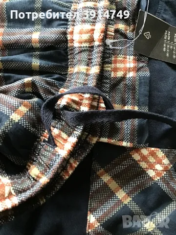 Мъжка пижама долнище + горнище, висококачествен текстил 100% памук, L, НОВА, снимка 5 - Други - 48486412