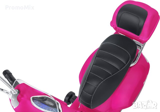 Детски акумулаторен мотор Globo Vespa GTS Super Sport GLO1805 Pink 12V Веспа с багажник Детски скуте, снимка 7 - Детски велосипеди, триколки и коли - 44416832