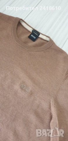 Hugo Boss  Wool / Knit Mens Size L - XL НОВО! ОРИГИНАЛ! Мъжки Пуловер!, снимка 6 - Пуловери - 52142021