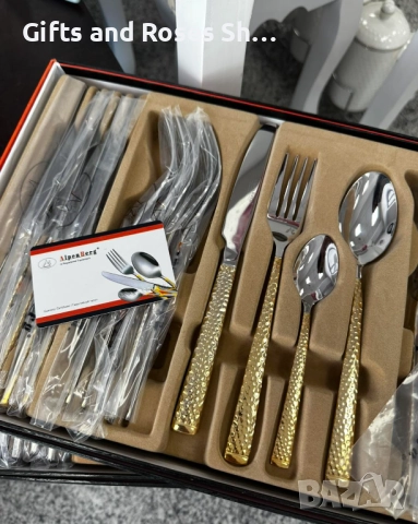 Комплект прибори за хранене 24 части